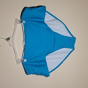 KJordan 1X turquoise swim bottoms NWT